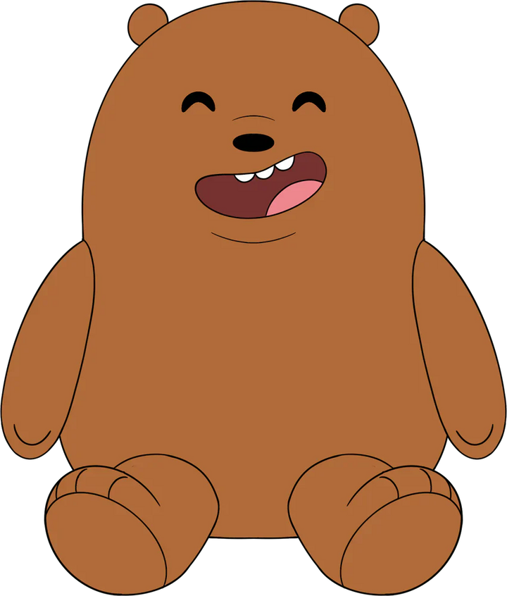 Youtooz Grizzly We Bare Bears Plush 9 Inch