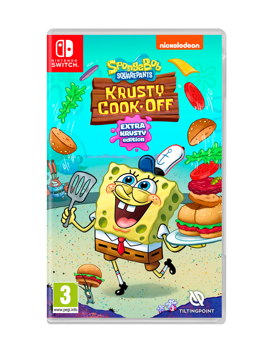 Nintendo Switch Spongebob Krusty Cook Off Extra Krusty Edition