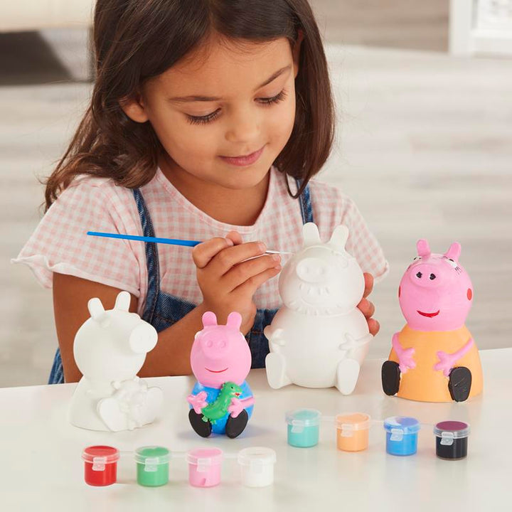 Peppa Pig Paint-Up Plaster Figures Set