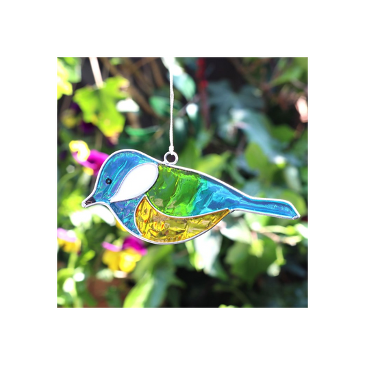 Blue Tit Bird Suncatcher, alternate view