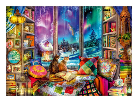Winter Reading Nook, 1000pc - Image