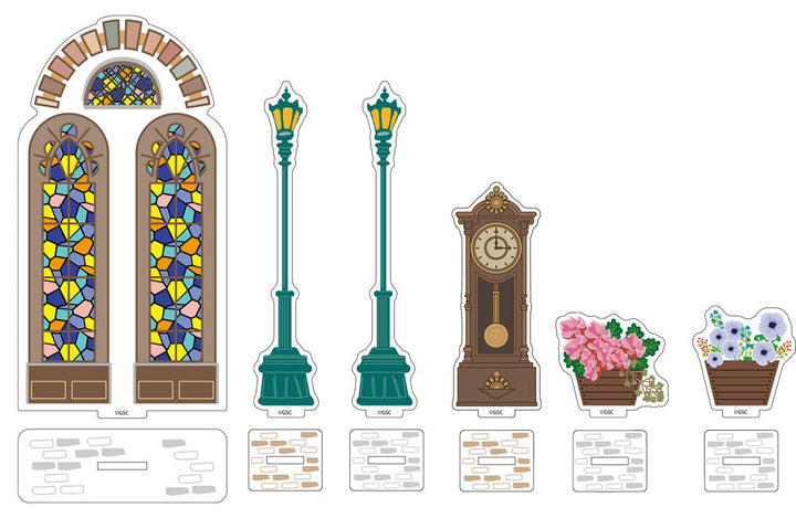 Nendoroid More Café Acrylic Stand Decorations Accessory Set