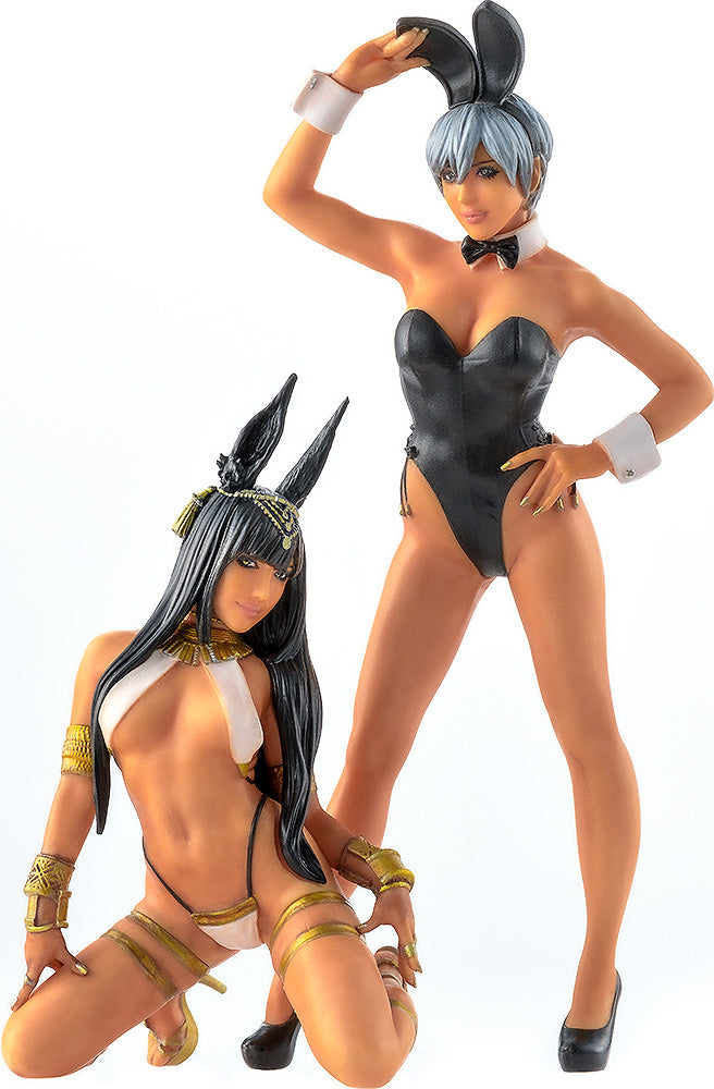 PLAMAX non Original Character Bunny Girl & Anubis Costume Model Kit Figure Set