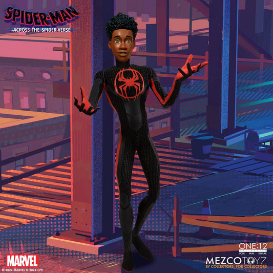 Spider-Man: Across the Spider-Verse Miles Morales One:12 Collective Action Figure front view