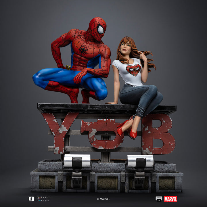 Iron Studios Marvel Comics Spider-Man and Mary Jane 1/6 Scale Limited Edition Diorama