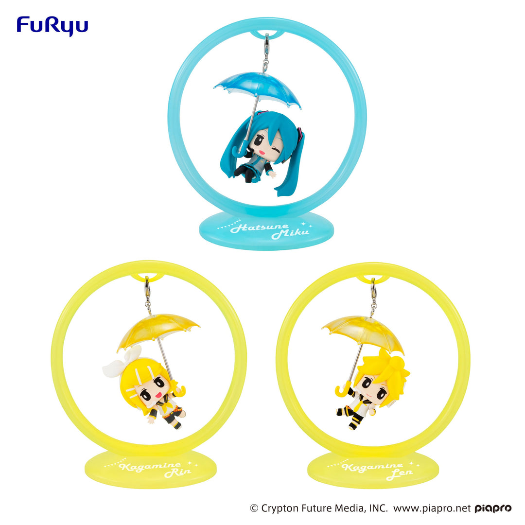 FuRyu Hatsune Miku / Rin / Len Vocaloid Trapeze Figure Set