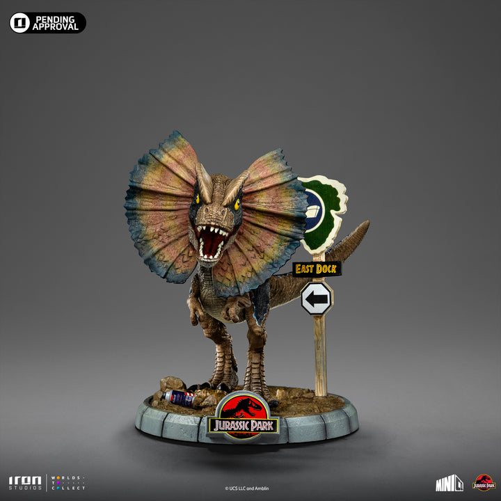 Iron Studios Jurassic Park Limited Edition MiniCo Dilophosaurus :PRE-ORDER PENDING RELEASE