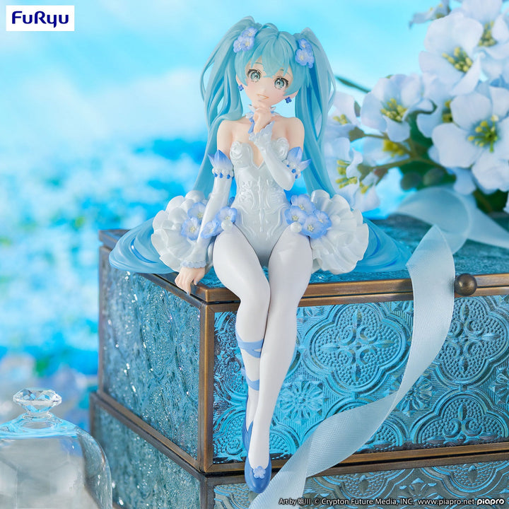 Furyu Hatsune Miku Flower Fairy Nemophila Hatsune Miku 7" Scale Noodle Stopper Figure