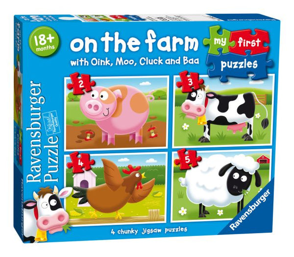 My First Puzzle On The Farm (2 3 4 & 5 Piece) Jigsaw Puzzle