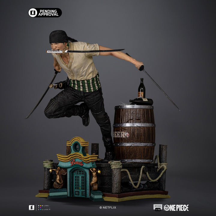 Iron Studios One Piece (Netflix) Roronoa Zoro 1/10 Art Scale Limited Edition Statue