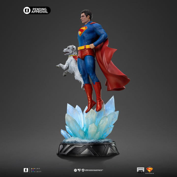 Iron Studios Superman (2025) Superman & Krypto 1/10 Art Scale Statue