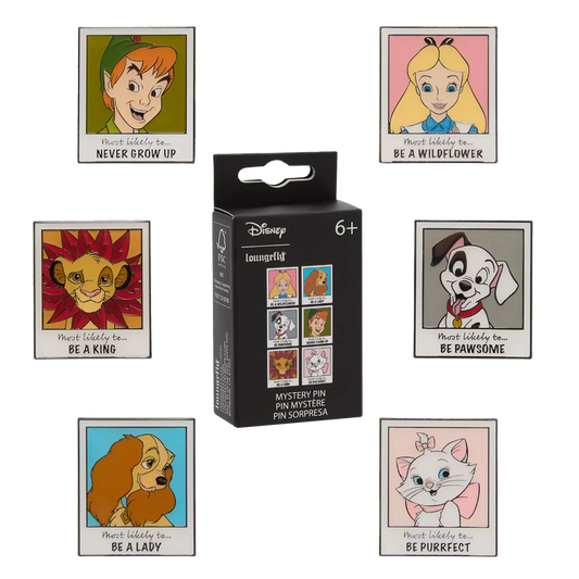 Loungefly - Blind Box Enamel Pins - Disney Classic Year Book (Case of 12)
