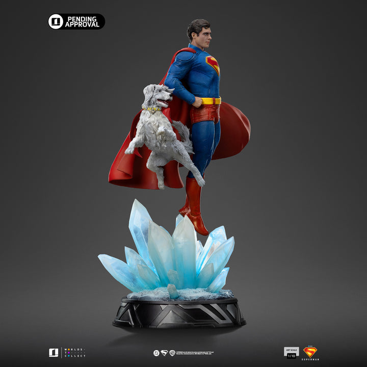 Iron Studios Superman (2025) Superman & Krypto 1/10 Art Scale Statue