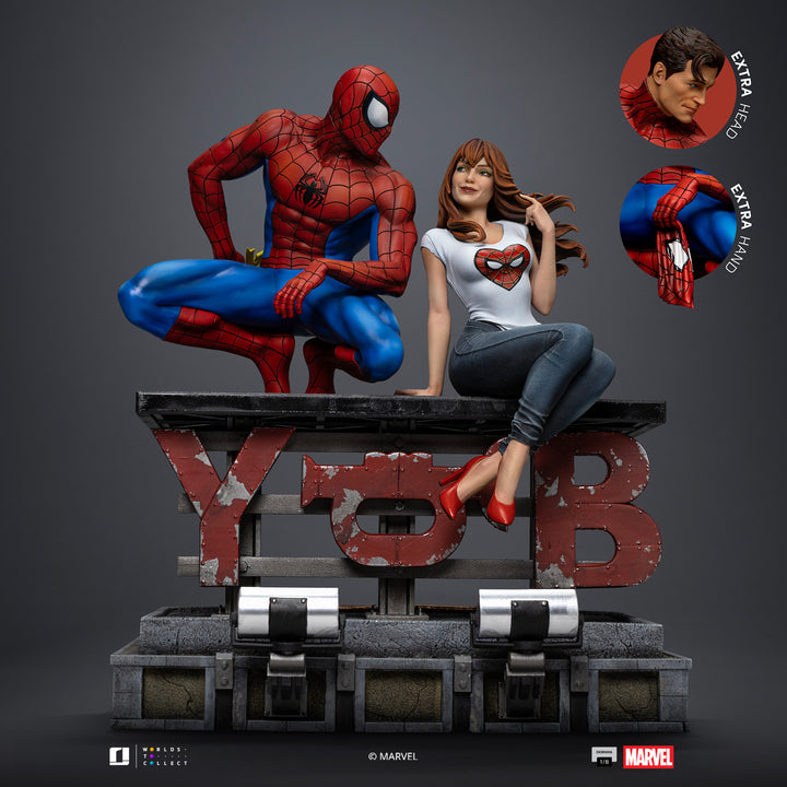 Iron Studios Marvel Comics Spider-Man and Mary Jane 1/6 Scale Limited Edition Diorama