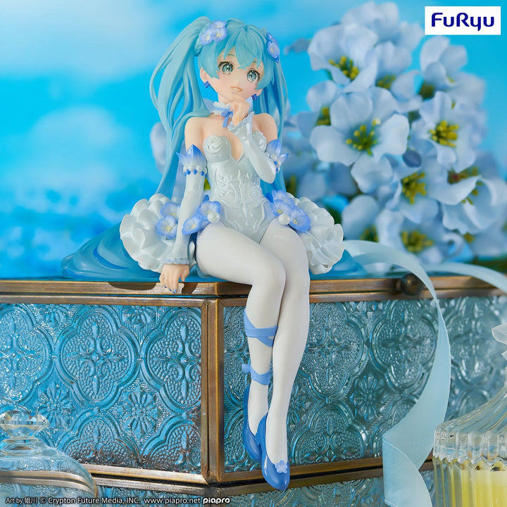 Furyu Hatsune Miku Flower Fairy Nemophila Hatsune Miku 7" Scale Noodle Stopper Figure