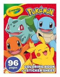 Pokemon 96 Page Colouring Activity Book