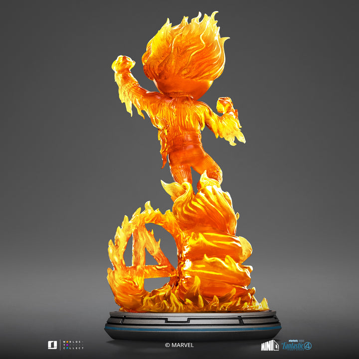 Iron Studios The Fantastic Four First Steps MiniCo Human Torch Figure