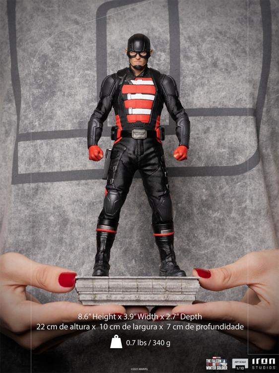Iron Studios The Falcon and the Winter Soldier John Walker (U.S. Agent) 1/10 Art Scale Limited Edition Statue