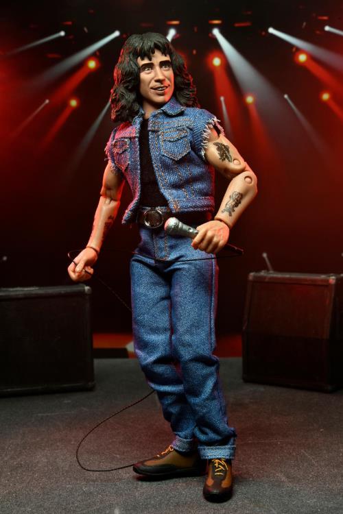NECA AD/DC Bon Scott Highway To Hell 8" Clothed Action Figure