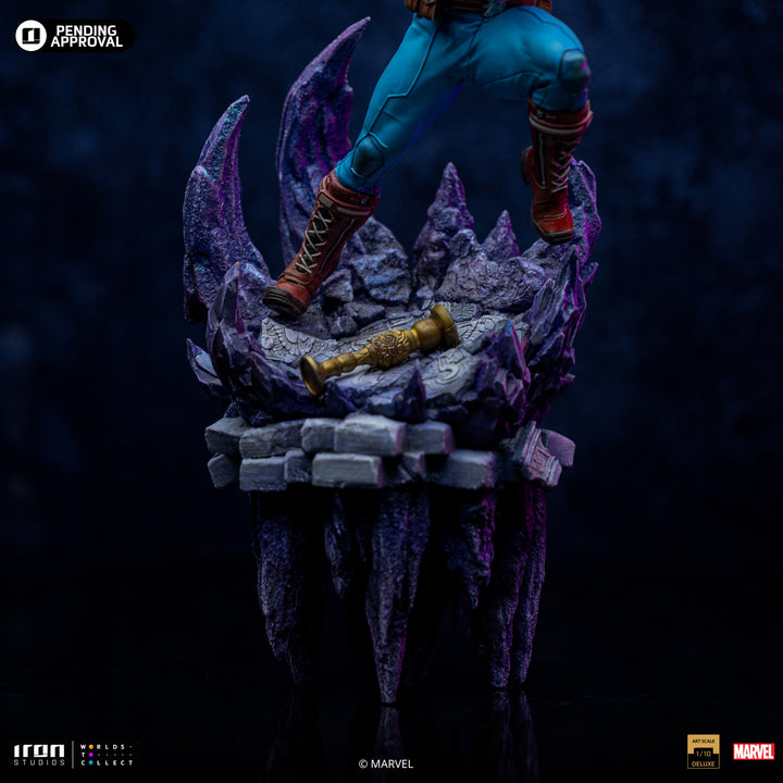 Iron Studios The Infinity Gauntlet Battle Diorama Series Captain America Deluxe 1/10 Art Scale Limited Edition Statue