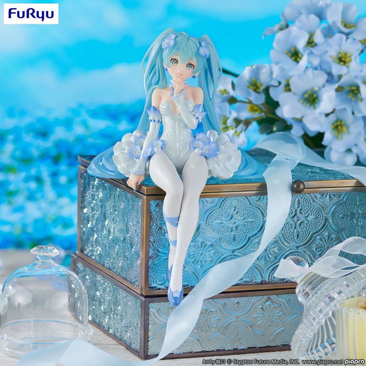 Furyu Hatsune Miku Flower Fairy Nemophila Hatsune Miku 7" Scale Noodle Stopper Figure