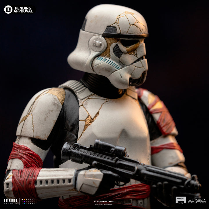 Iron Studios Star Wars Ahsoka Night Trooper 1/10 Art Scale Limited Edition Statue
