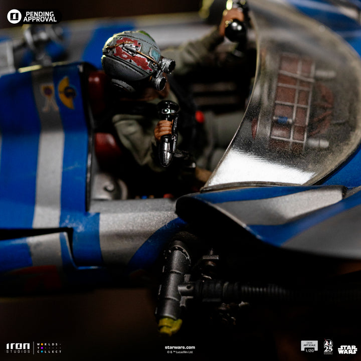 Iron Studios Star Wars: The Phantom Menace Anakin's Podracer 1/20 Demi Art Scale Limited Edition Statue