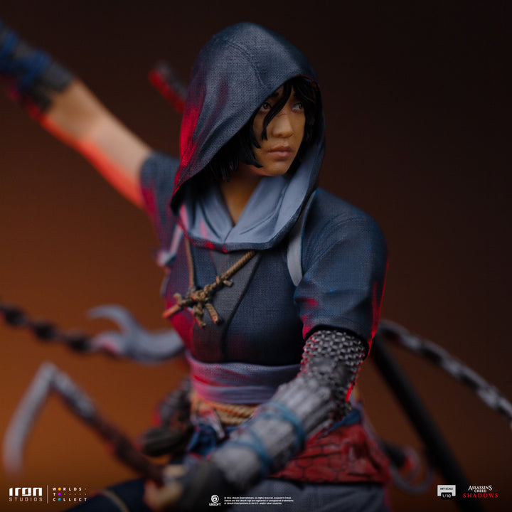 Assassins Creed Shadows Naoe Iron Studios Limited Edition Art Scale Statue