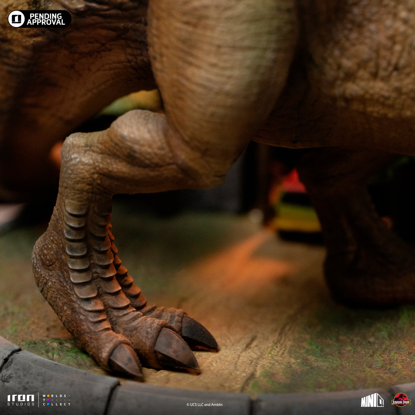 Iron Studios Jurassic Park MiniCo 30th Anniversary Deluxe T-Rex Figure : Release Date ETA AUGUST