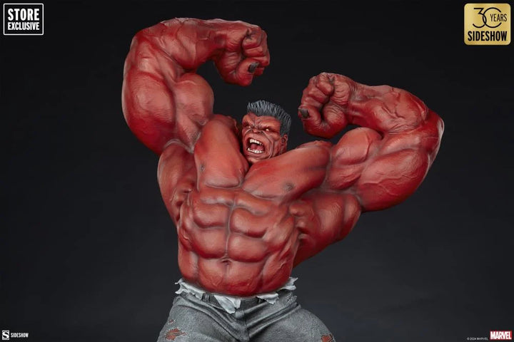 Sideshow Marvel Premium Format Red Hulk (Thunderbolt Ross) Exclusive 29" Statue