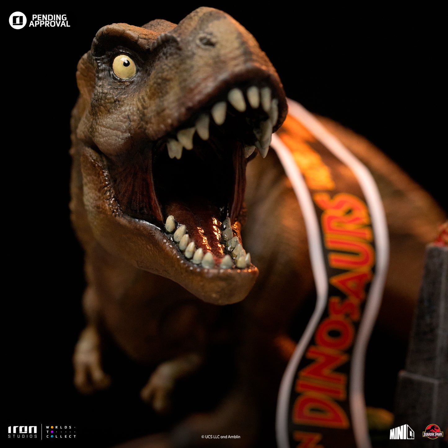 Iron Studios Jurassic Park MiniCo 30th Anniversary Deluxe T-Rex Figure : Release Date ETA AUGUST