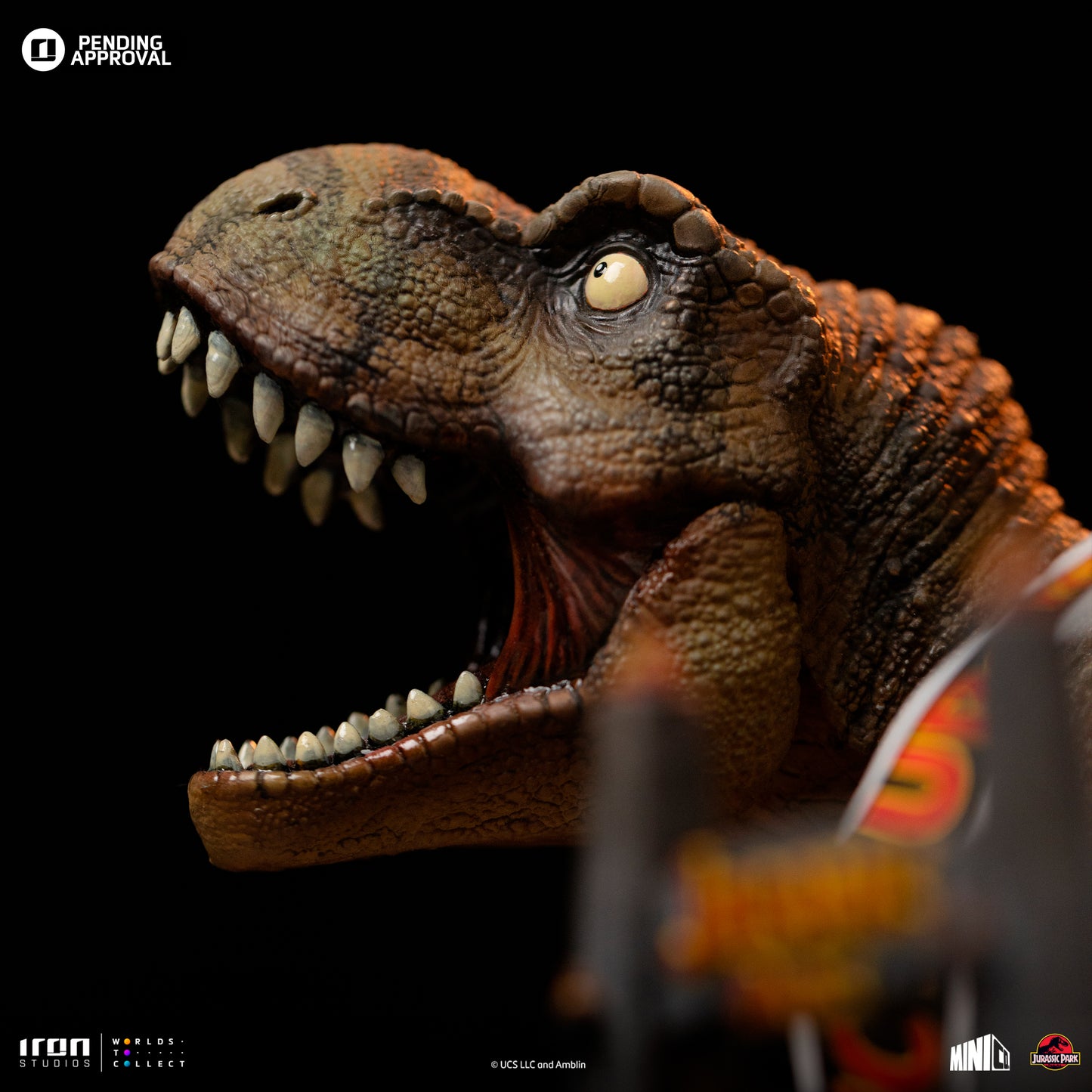 Iron Studios Jurassic Park MiniCo 30th Anniversary Deluxe T-Rex Figure : Release Date ETA AUGUST