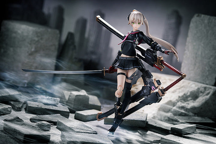 PLAMAX Ichi Heavily Armed High School Girls Plastic Model Kit