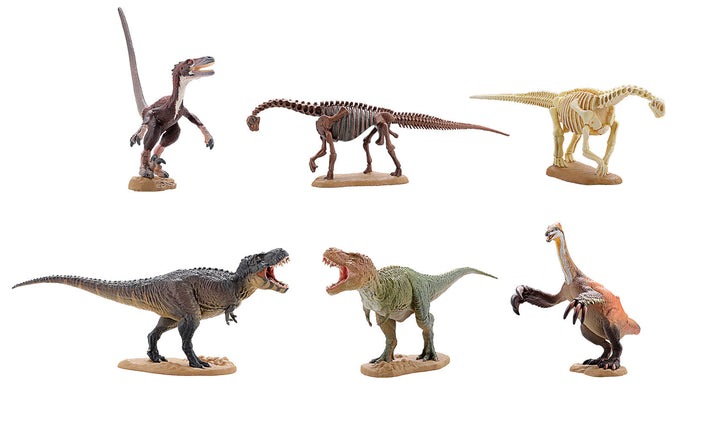 F toys Dinosaur Master 3 Realistic Dinosaur Figure Set (6-Pack)