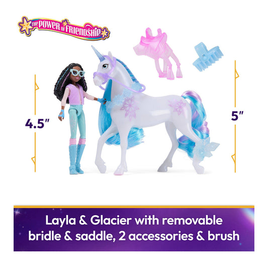 Unicorn Academy - Sml Doll Layla & Glacier