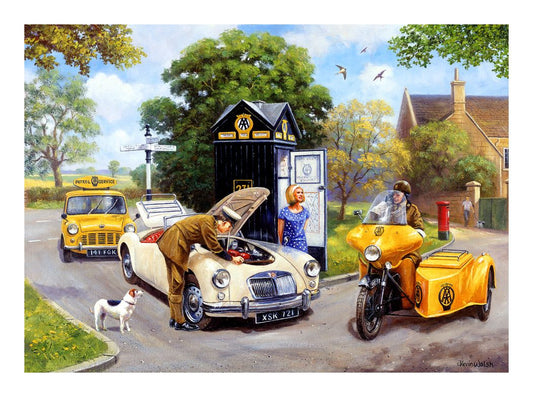 Nostalgia Collection: To the Rescue 1000 Piece Jigsaw Puzzle - Image
