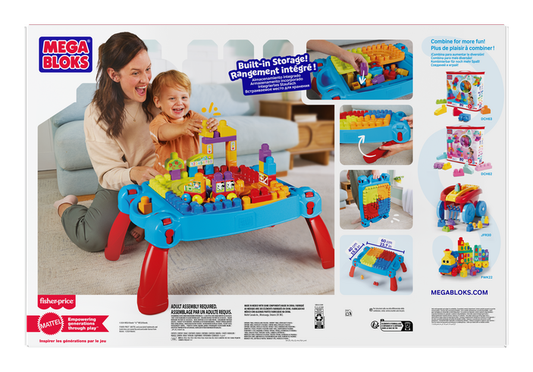 Mega Bloks Preschool Build 'n' Learn Table - Image