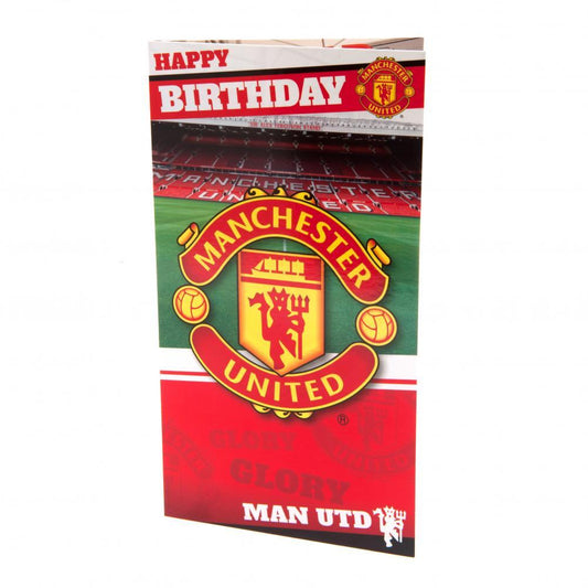 Manchester United FC Stadium Birthday Card, alternate view