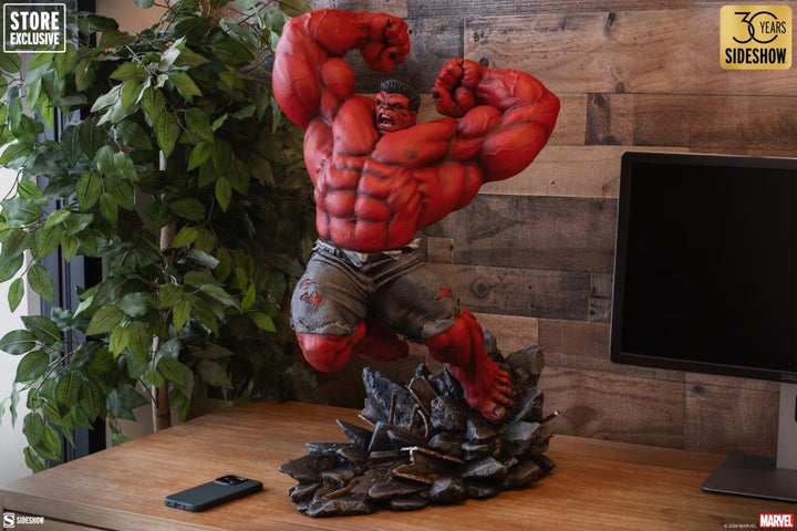 Sideshow Marvel Premium Format Red Hulk (Thunderbolt Ross) Exclusive 29" Statue