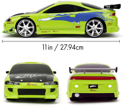 Jada Fast & Furious RC 1995 Mitsubishi Eclipse 1:16 Car - Image 2