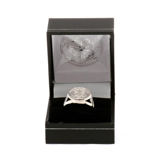 Celtic FC Sterling Silver Ring Large, alternate view