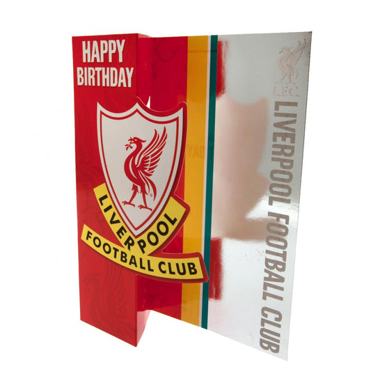 Liverpool FC Liverbird Birthday Card, alternate view