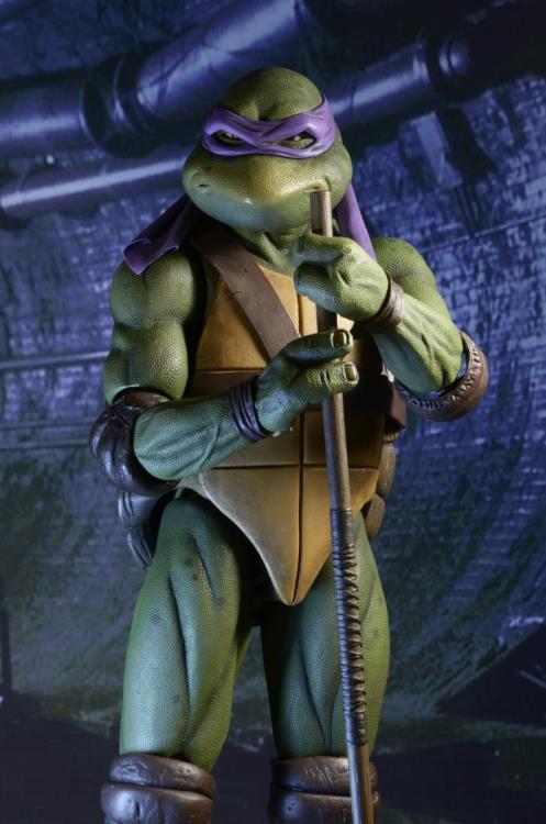 NECA Teenage Mutant Ninja Turtles (1990 Movie) Donatello 1/4 Scale Action Figure