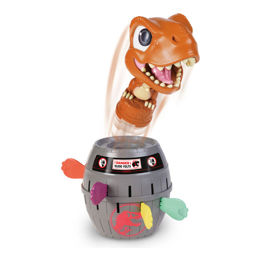 A Jurassic-themed game where players avoid a popping T-Rex