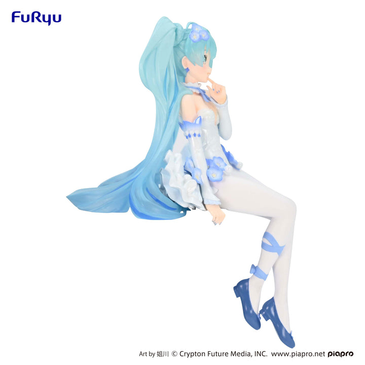 Furyu Hatsune Miku Flower Fairy Nemophila Hatsune Miku 7" Scale Noodle Stopper Figure