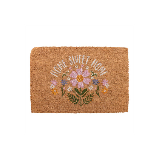 Natural Daisy Home Sweet Home Doormat, alternate view