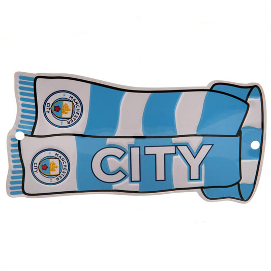 Manchester City FC Show Your Colours Window Sign, alternate view