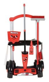 Casdon Henry Cleaning Trolley Role Play Cleaning Toy for Children