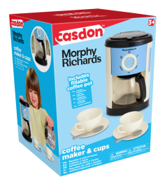 Morphy Richards Coffee Maker and Cups Pretend Kitchen Set