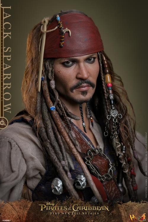 Hot Toys Pirates of the Caribbean Dead Men Tell No Tales Captain Jack Sparrow (Deluxe Version) 1/6th Scale Figure